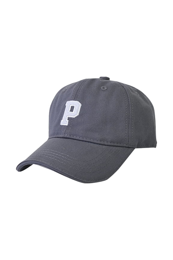 Classic Letter P Toddler Baseball Hat Adjustable Washed Letter Initial Hat Babys Cap Sun Hat Cap