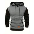 thumbnail image 1 of QHFBli Cotton Men's Hoodie Mens Autumn Winter Fashion Hooded Sweatshirt Casual Outdoor Long Sleeve Pullover Comfortable Streetwear Grey M, 1 of 4