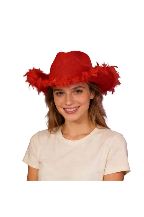 Cowgirl Hat with Bandana and Sunglasses Cowboy Hat for Women and Teens, Fun Cow Girl Hat, Cowgirl