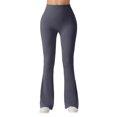 thumbnail image 1 of QHFBli Flare Leggings for Women High Waist Yoga Pants with Pockets Tummy Control Workout Gym Bootcut Leggings, 1 of 7