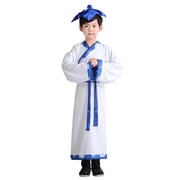 QHFBli Girls Chinese Traditional Hanfu Dresses Full Dress