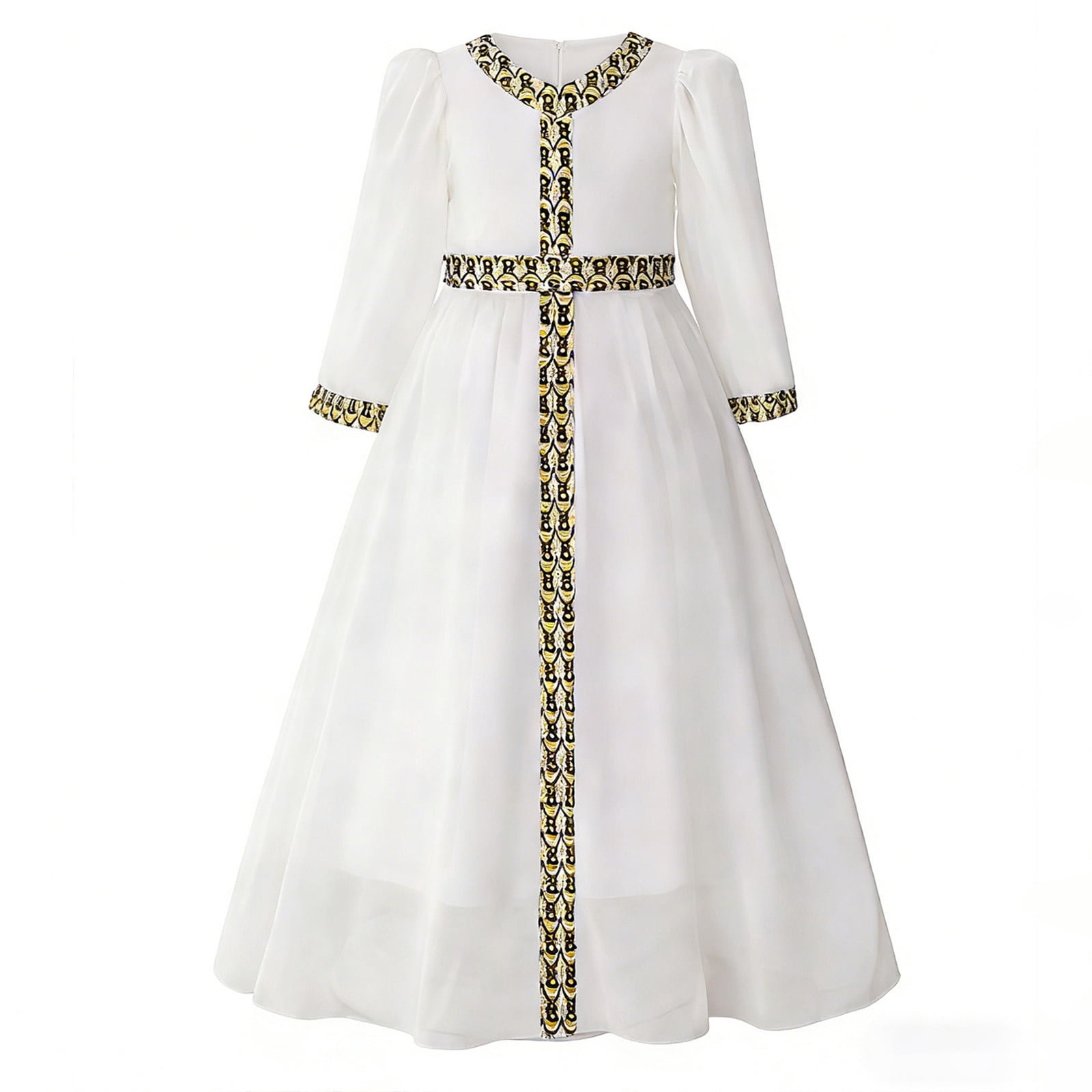 QHFBli Girls Princess Dress Costume Halloween Cosplay Outfits Birthday ...
