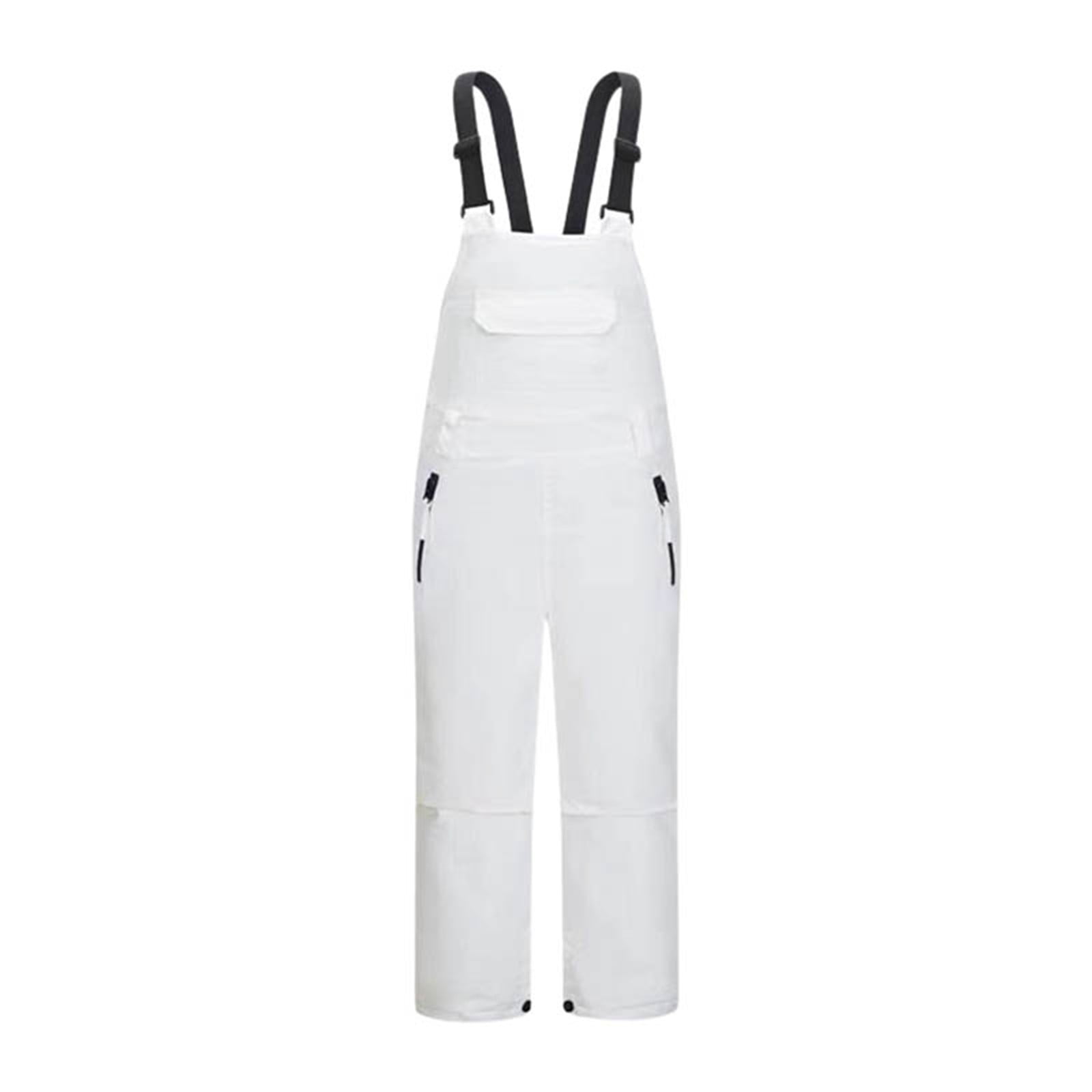 QHFBli Girls Snow Bibs Kids Ski Pants Waterproof Insulated Winter ...