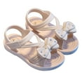 thumbnail image 1 of QHFBli Girls Toddler/Little Kid Closed-Toe Flower Summer Dress Sandals Shoes, 1 of 9