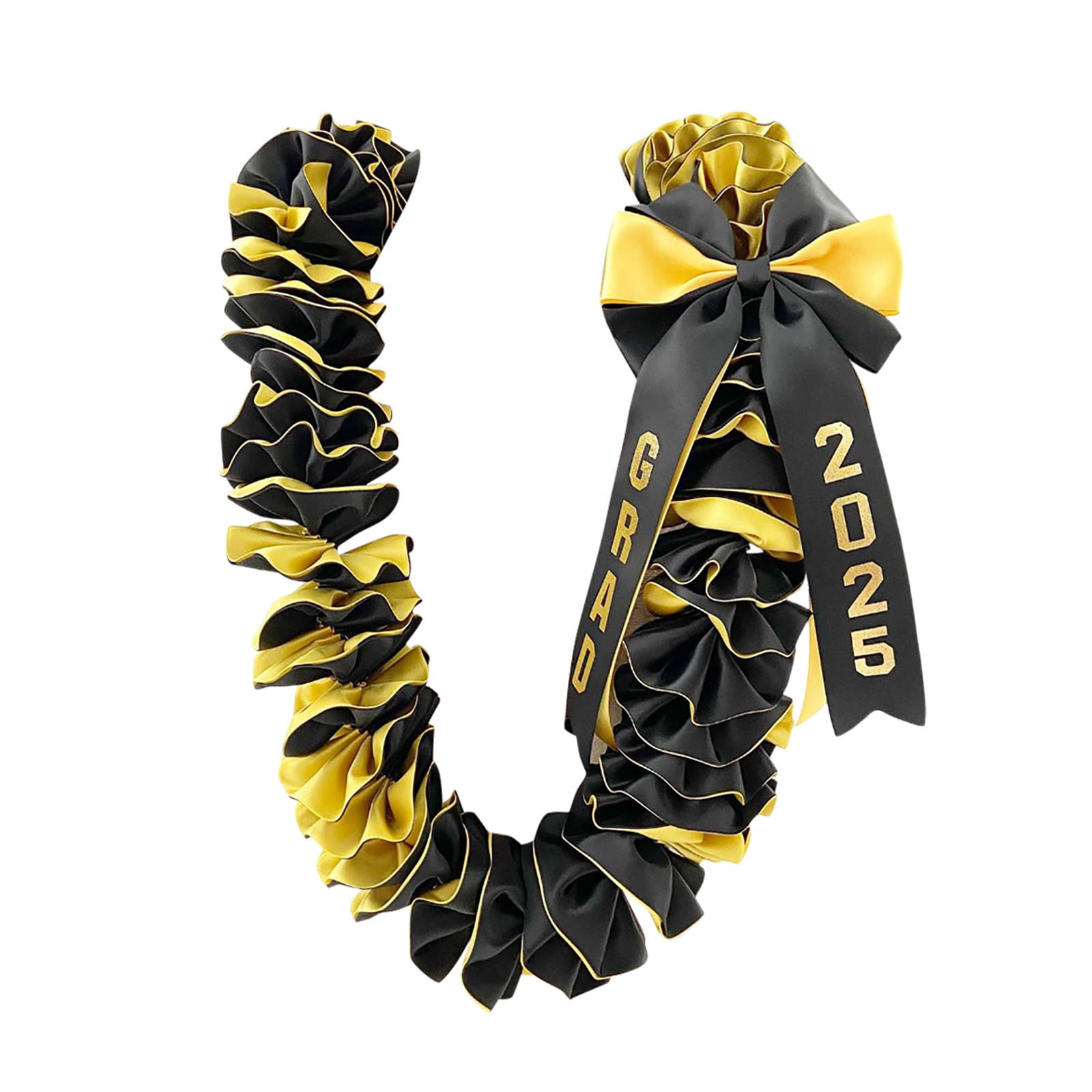 QHFBli Graduation Ribbon Lei Class of 2025 Braided Leis Graduation ...