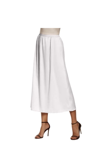 chinese dress ladies Women Half Slip Comfy Lace Waistline Side Slit Satin Waist Slip Under –  Kate Kasin