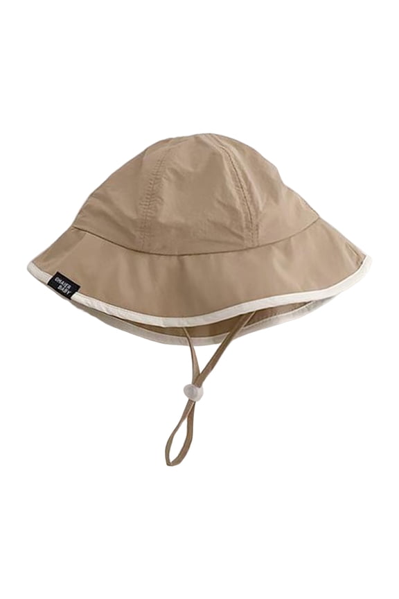 Kids Adjustable Chin Strap Sun Hats Waterproof Bucket Hats Foldable Brim UPF 51+ Floppy Cowboy Rain Hat UV Protection Sun Hats for Hiking