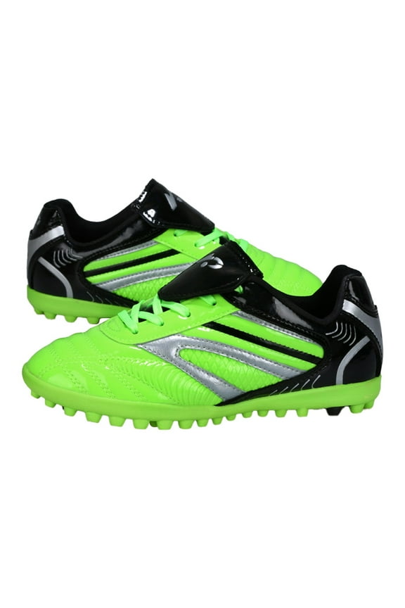 Kids Boys Cleats Firm Ground Soccer Shoes Athletic Lightweight Running Outdoor Turf Comfortable Training Football Shoes 12-12.5Years