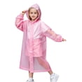thumbnail image 1 of QHFBli Kids Rain Jacket Rain Ponchos for Kids - Reusable Raincoats for Boys and Girls Waterproof Outdoor Rain Gear One Size, 1 of 4