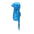 thumbnail image 1 of QHFBli Kids Satin Pirate Durag, High Stretch Long Tail Silky Headwrap for Children Daily Hair Care, 1 of 4