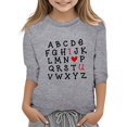 thumbnail image 1 of QHFBli Kids Valentine Shirt Girls Valentines Shirts Cute Heart Grpahic Long Sleeve Tee Tops, 1 of 4