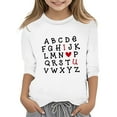 thumbnail image 1 of QHFBli Kids Valentine Shirt Girls Valentines Shirts Cute Heart Grpahic Long Sleeve Tee Tops, 1 of 4