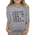thumbnail image 1 of QHFBli Kids Valentine Shirt Girls Valentines Shirts Cute Heart Grpahic Long Sleeve Tee Tops, 1 of 4