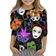 thumbnail image 1 of QHFBli Little Miss Mardi Gras Parades Messy Bun Kids Girls Toddler T-Shirt, 1 of 5