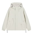 thumbnail image 1 of QHFBli Men's Casual Jacket Men's Lightweight Outdoor Hooded Jacket for Spring Autumn Seasons Hiking Sports and Casual Wear, 1 of 6