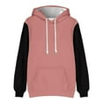 thumbnail image 1 of QHFBli Men's Hoodie Mens Versatile Casual Sportswear Hooded Pullover with Drawstring for Athletic Comfort Pink XXXXL, 1 of 3