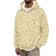 thumbnail image 1 of QHFBli Men's Leopard Print Hoodies Oversized Cheetah Sweatshirts Vintage Casual Long Sleeve Pullover With Pockets, 1 of 4
