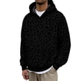 thumbnail image 1 of QHFBli Men's Leopard Print Hoodies Oversized Cheetah Sweatshirts Vintage Casual Long Sleeve Pullover With Pockets, 1 of 4