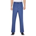 thumbnail image 1 of QHFBli Mens Baggy Jeans Casual Classic Fit Denim Trouser Pant-Regular and Big & Tall Sizes, 1 of 8