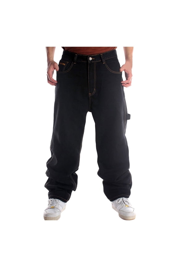 Mens Baggy Jeans Male Street Dance Skateboard Pants Street Loose Hop Jeans
