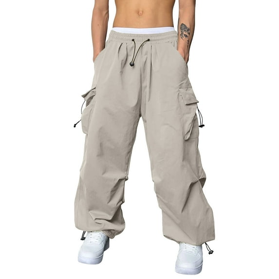 QHFBli Mens Cargo Pants Casual Outdoor Hiking Pants for Men Athletic Joggers Sweatpants