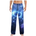 thumbnail image 1 of QHFBli Mens Cotton Pajama Bottoms Lightweight Lounge Pant with Pockets Soft Sleep Pj Pants for Men, 1 of 4