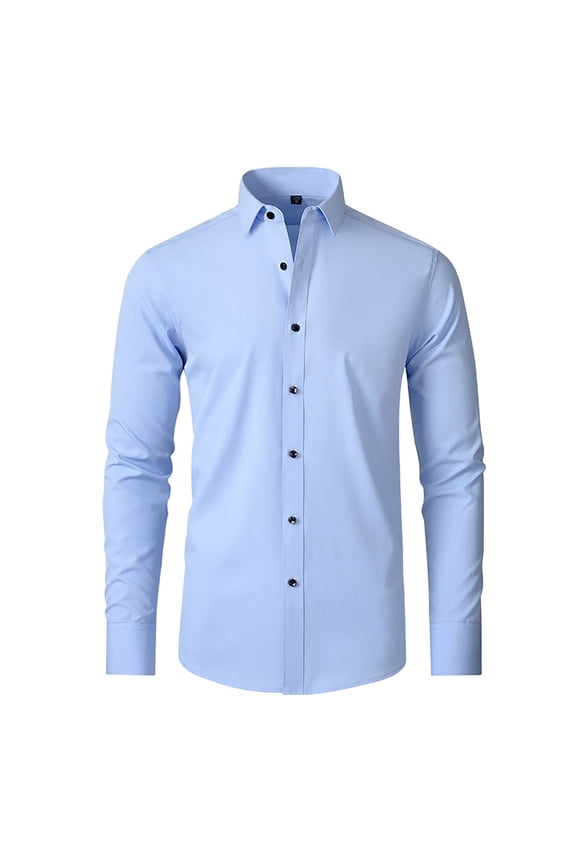 Mens Dress Shirt Long Sleeve Business Casual Button Down Shirts Men with Pocket Fall Winter