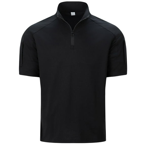 QHFBli Mens Knit Shirt Short Sleeve Hollow Out Knit Shirt Texture Knitted