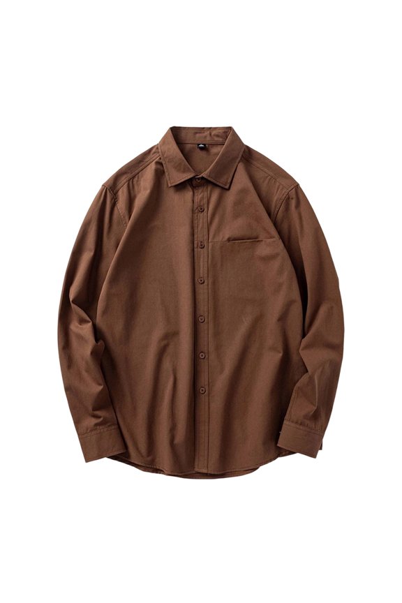 Mens Lightweight Button Down Shirt Jacket Casual Shacket Overshirt