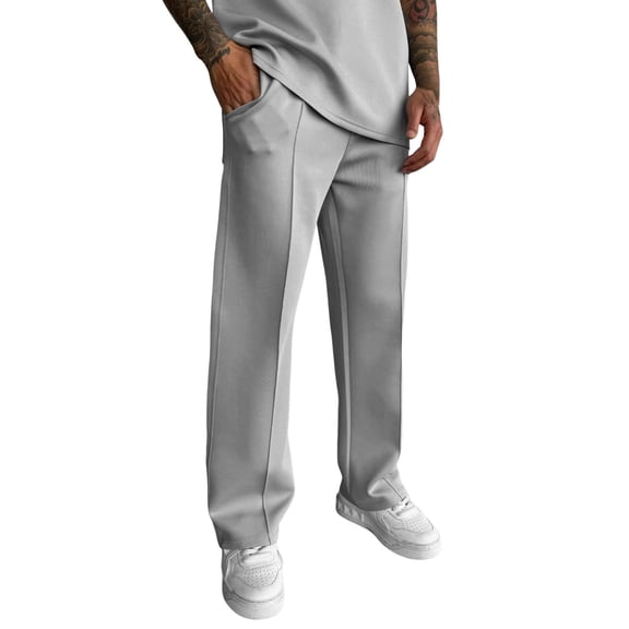 QHFBli Mens Tall Sweatpants Water Resistant Lined Pants Men with 3 Pockets Workout Joggers Casual Trousers