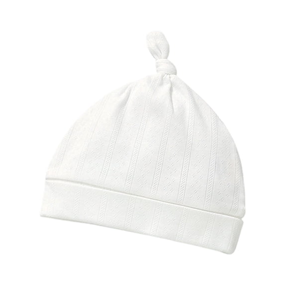 QHFBli Baby Hat Baby Boys Beanie Top Knot Stretchy Hats for Girls Organic Cotton 6-12 Months