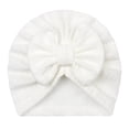thumbnail image 1 of QHFBli Baby Turban Hats Bow Baby Beanie Breathable Toddler Cap for Baby Girls 0-24 Months, 1 of 3