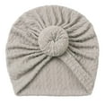 thumbnail image 1 of QHFBli Baby Turban Hats Bow Baby Beanie Breathable Toddler Cap for Baby Girls One Size, 1 of 3