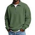 thumbnail image 1 of QHFBli Polo Shirts for Men Slim Fit Collared Long Sleeve Shirt Comfy Button Thermal Workout Golf Shirts Comfort Tops, 1 of 4
