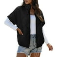 thumbnail image 1 of QHFBli Quilted Jackets for Women 2037 Casual Lightweight Short Sleeve Zip Up Warm Vests, 1 of 4