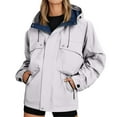 thumbnail image 1 of QHFBli Rain Jacket for Women Waterproof Lightweight Windbreaker Jacket with Hood Packable Raincoat with Pockets, 1 of 6