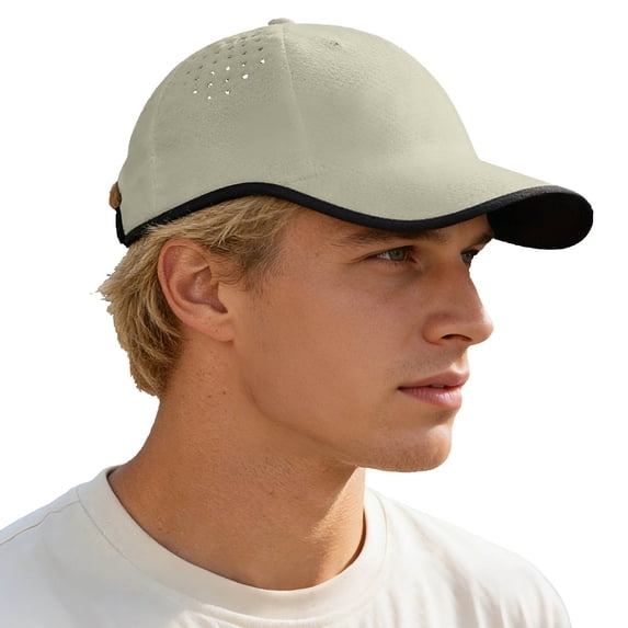QHFBli Seamless Packable Lightweight Sports Baseball Cap, Breathable Washable & Portable Hat for Travel