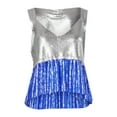 thumbnail image 1 of QHFBli Sexy Metallic Chain Top for Women - Sequin Rhinestone Backless Crop Outfit Sparkly EDM Party Club Night Tank Shirt, 1 of 8