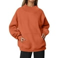 thumbnail image 1 of QHFBli Sweatshirt for Women Long Sleeve Crewneck Pullover Hoodies Shirt 2065 Fall Trendy Tops Loose Casual Sweaters, 1 of 6