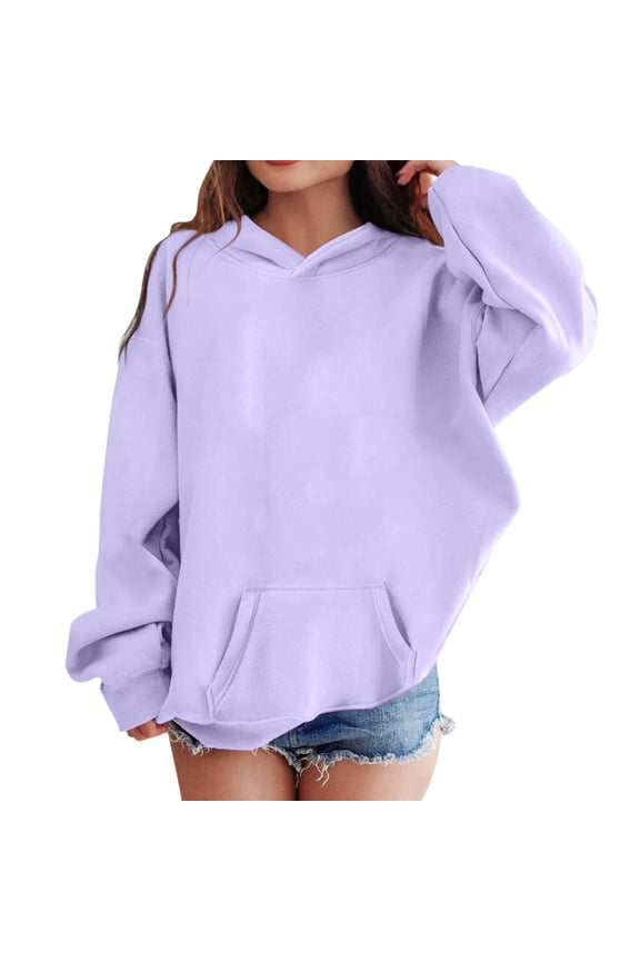 Sweatshirts for Teen Girls Sweaters Graphic Hoodies 2025 Orange Long Sleeve Shirt Woman Girls Long Sleeve Shirts