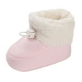 thumbnail image 1 of QHFBli Toddler Baby Snow Boots Winter Shoes Boys Girls Fashion Toddler Colorful Little Girls Winter Warm Kids Baby Knitted Pre Walkers Boots For Baby, 1 of 8