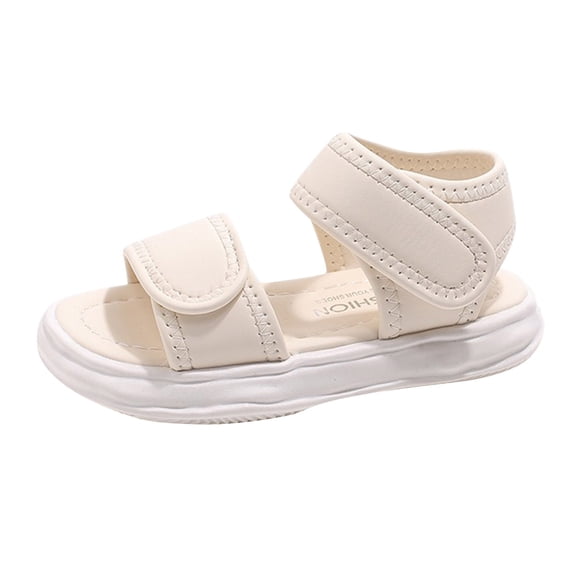 QHFBli Toddler Boys Girls Buckle Sandals Comfort Open Toe Sandal with Adjustable Back Strap