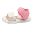 thumbnail image 1 of QHFBli Toddler Boys Girls Buckle Sandals Comfort Open Toe Sandal with Adjustable Back Strap, 1 of 8