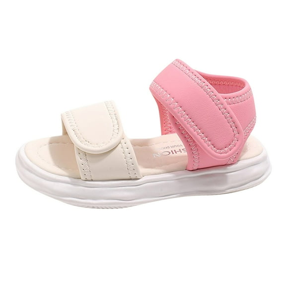 QHFBli Toddler Boys Girls Buckle Sandals Comfort Open Toe Sandal with Adjustable Back Strap