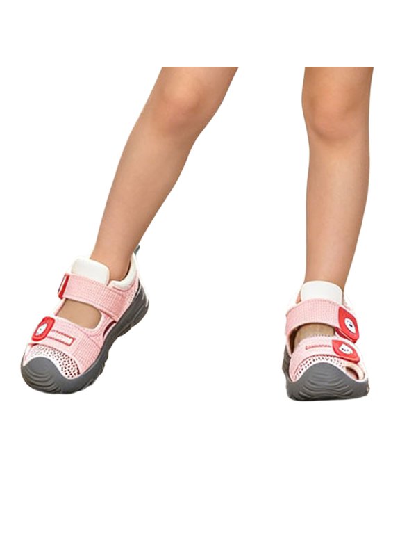 Toddler Sneakers Boys Girls Anti- Hiking Shoes Lightweight Kids Barefoot Shoes for Outdoor Play 0-0.5 Years