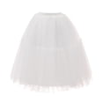 thumbnail image 1 of QHFBli Women Full/Ankle Length Elastic Pleated Retro Maxi Chiffon Long Skirt Mesh Skirt Long Pleated Skirt A Line Skirt Slimming Skirt, 1 of 6