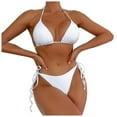 thumbnail image 1 of QHFBli Women Two Piece Swimsuit Sexy Swimwear String Triangle Bikini Sets, 1 of 4