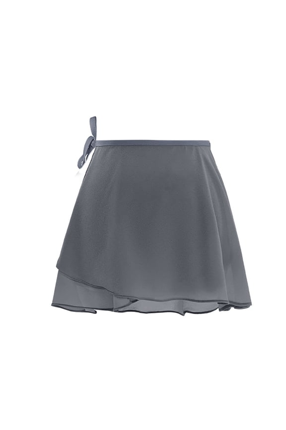Women's Ballet Wrap Skirt Chiffon Dance Wrap Skirt with Adjustable Waist Tie Breathable Ballet Skirts