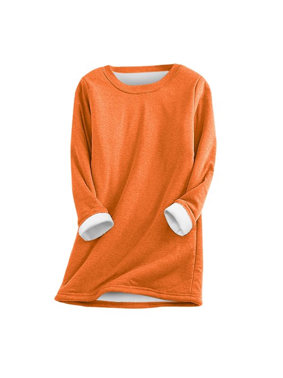 Women's Knit Turtleneck Sweater Women's Fashion Thermal Underwear Crew Neck Lined Hooded Top for Everyday Casual Wear Comfort