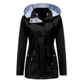 thumbnail image 1 of QHFBli Women's Rain Jacket Waterproof Lightweight Packable Raincoat with Hood for Golf Hiking Travel Windbreaker, 1 of 5